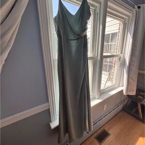 Elegant Sage Gown